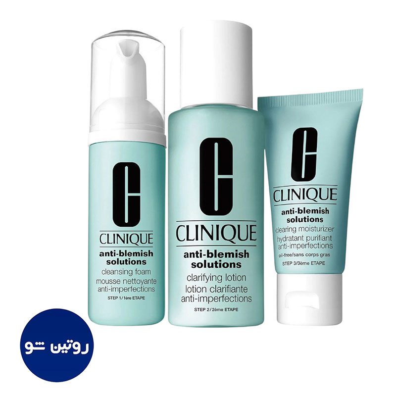 ست مراقبتی ضدجوش کلینیک (Clinique Anti-Blemish Solutions 3-Step System)