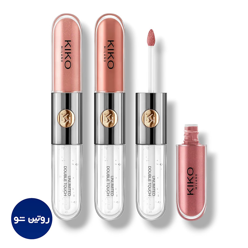 پکیج لیپ گلاس KIKO Unlimited Double Touch